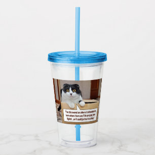An alternate dimension acrylic tumbler