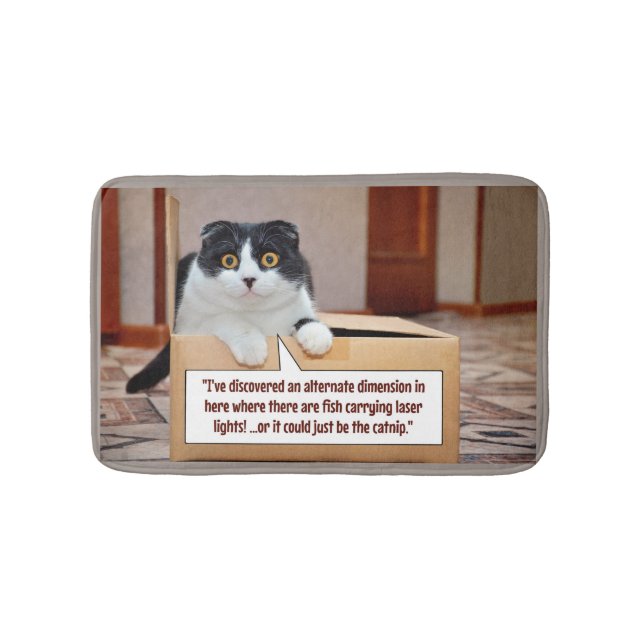 An alternate dimension bath mat (Front)