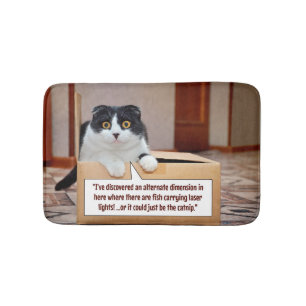 An alternate dimension bath mat