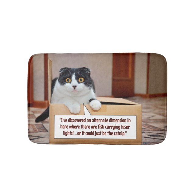 An alternate dimension bath mat (Front)