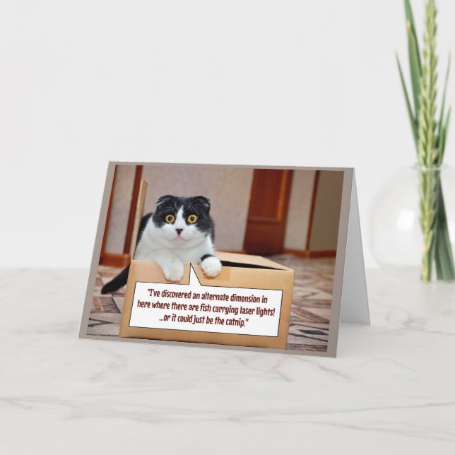 An alternate dimension Folded Thank You Card (Front)