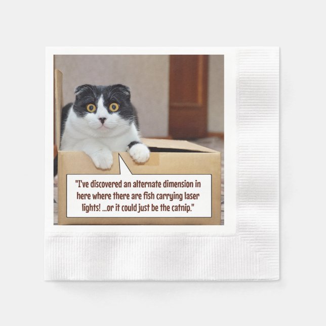 An alternate dimension napkin (Front)