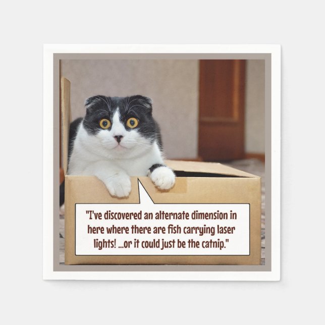 An alternate dimension napkin (Front)