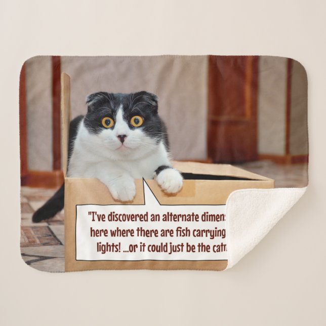 An alternate dimension sherpa blanket (Front (Horizontal))