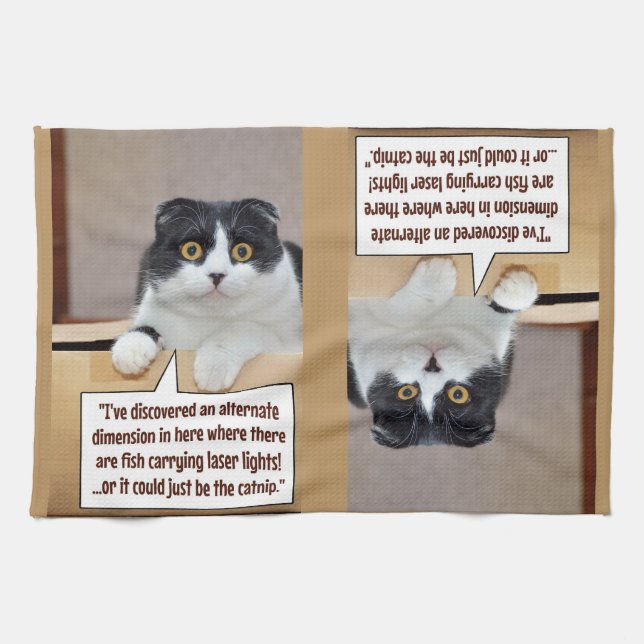 An alternate dimension tea towel (Horizontal)