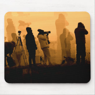 An Amazing Sunset - Photographing Geese at Sunset Mouse Pad