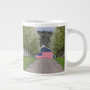 An American Farm Large Coffee Mug