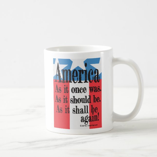 "An American Toast" Coffee Mug (Right)