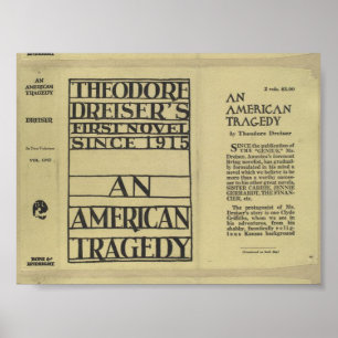 An American Tragedy (1926) dustjacket Poster