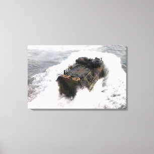 An amphibious assault vehicle 2 canvas print