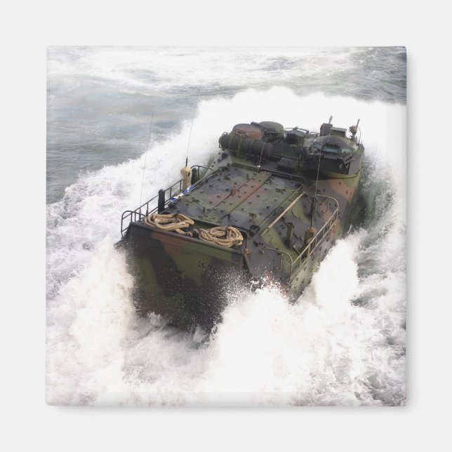 An amphibious assault vehicle 2 magnet (Front)