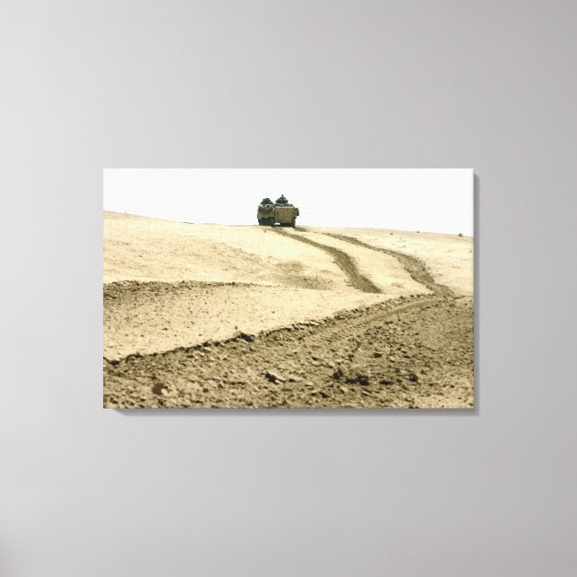 An amphibious assault vehicle canvas print (Front)