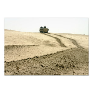 An amphibious assault vehicle photo print