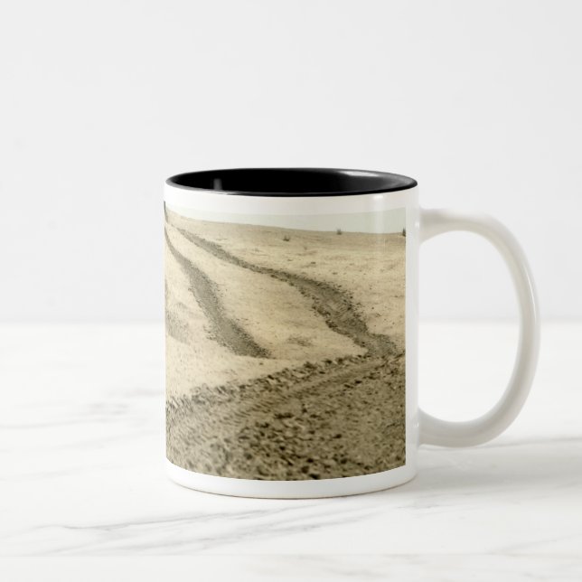An amphibious assault vehicle Two-Tone coffee mug (Right)