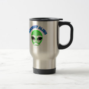 An Ancient Alien Travel Mug