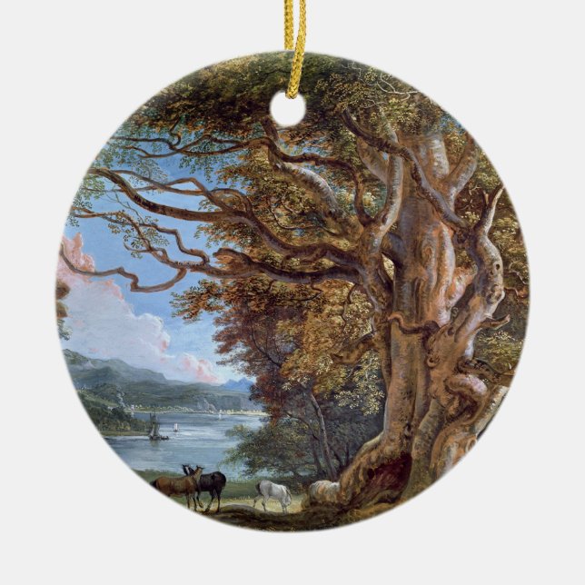 An Ancient Beech Tree, 1794 (oil on canvas) Ceramic Tree Decoration (Front)