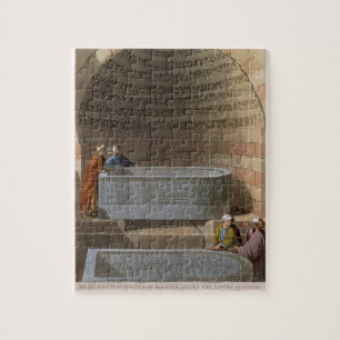 An Ancient Sarcophagus of Basaltes, called the Lov Jigsaw Puzzle