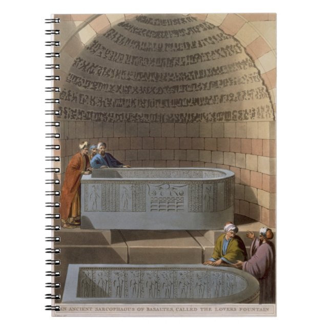 An Ancient Sarcophagus of Basaltes, called the Lov Spiral Notebook (Front)