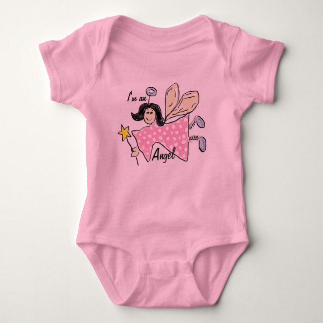 An Angel Baby Bodysuit (Front)