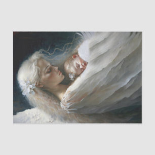 An Angel Holds Her Tissue Paper