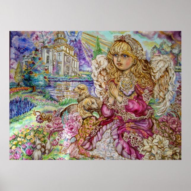 An angel of praying. poster (Front)