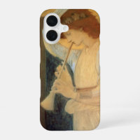 An Angel Playing a Flageolet By Burne Jones