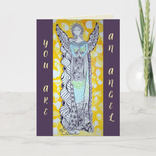 AN ANGEL THANK YOU CARD