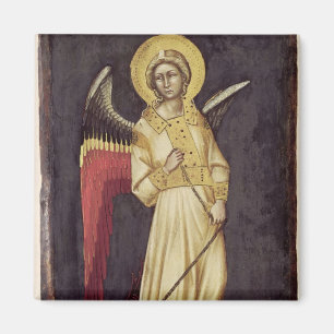 An Angel with a Demon on a Chain Magnet