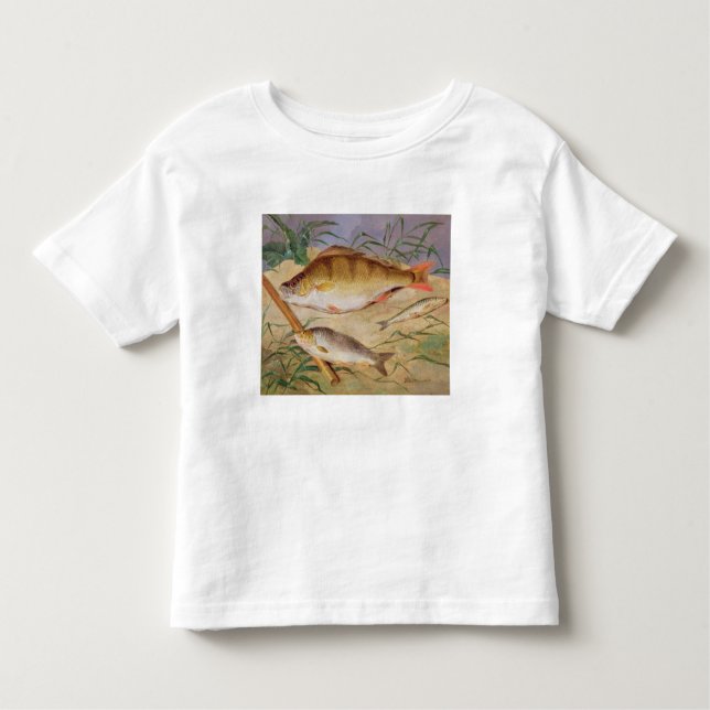 An Angler's Catch of Coarse Fish (oil on panel) Toddler T-Shirt (Front)