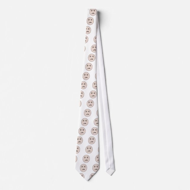 An Angry Face Tie (Front)