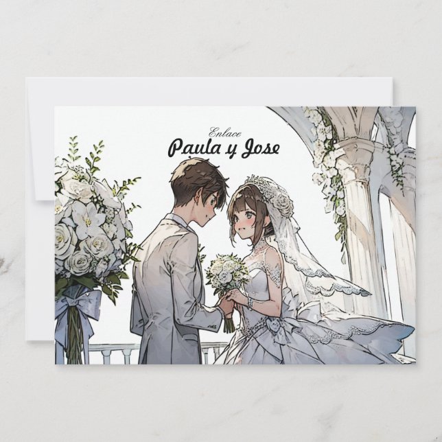 An Anime Love: Invitation (Front)