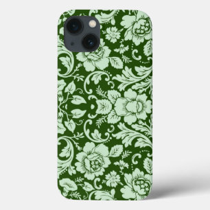 An antique floral damask iPhone 13 case
