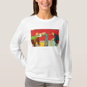 An Anxious Moment, Pool Cue Hitting a Head T-Shirt