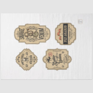 An Apothecary and Potion Label Series Design 18 Tissue Paper