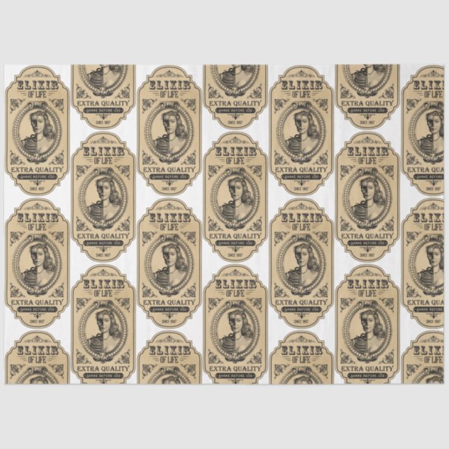 An Apothecary and Potion Label Series Design 32 Tissue Paper (Front)