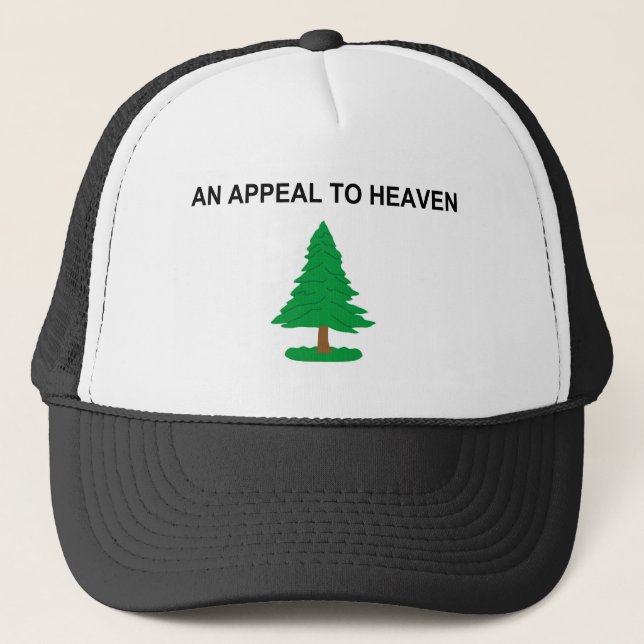An Appeal To Heaven American Revolution Flag Trucker Hat (Front)