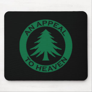 An Appeal To Heaven Flag Ne Tree Flag Roundel New Mouse Pad