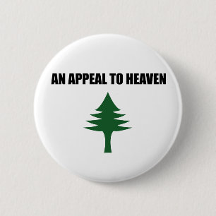 An Appeal to Heaven Flag,the Pine Tree Flag 6 Cm Round Badge