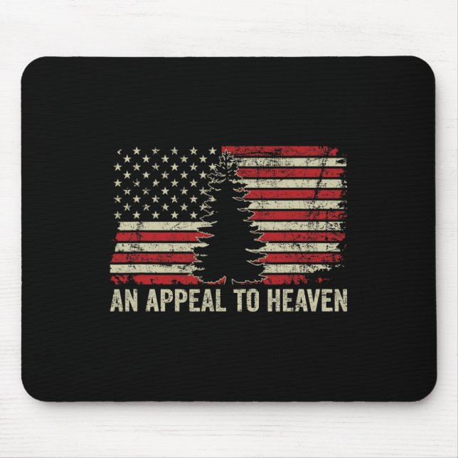 An Appeal To Heaven - Usa Revolution Pine Tree Ame Mouse Pad (Front)