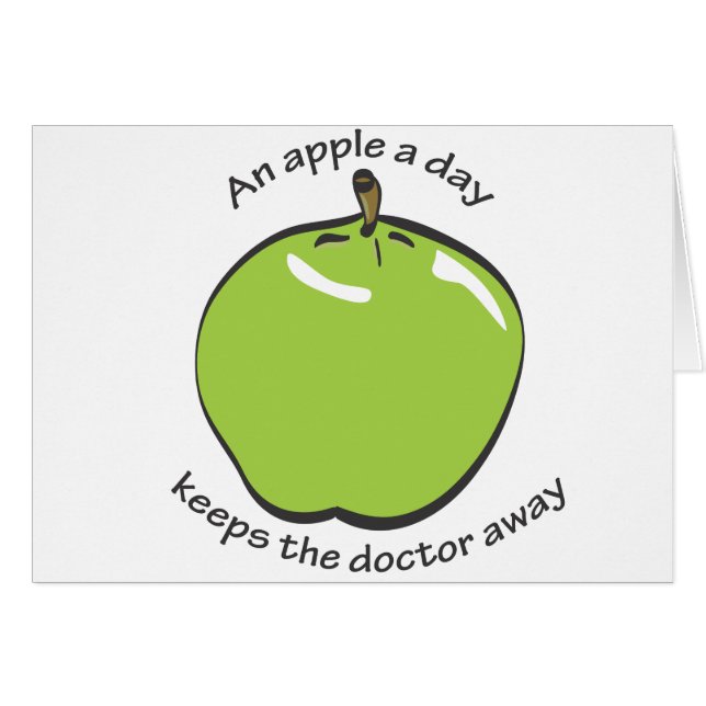An apple a day... (Front Horizontal)