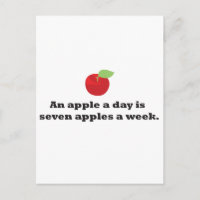 An Apple A Day is 7 apples a week