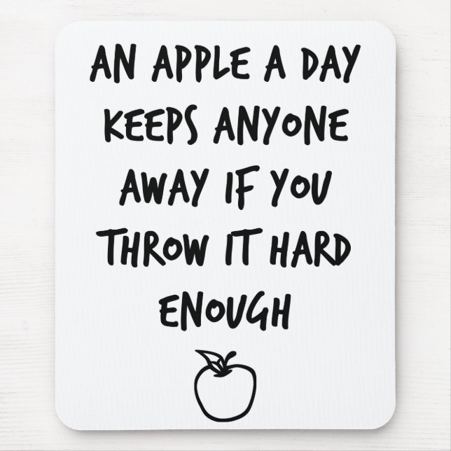 An Apple A Day Mouse Pad (Front)