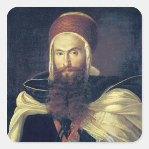 An Arab Chief Square Sticker