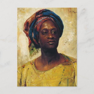 An Arab in a turban. By Konstantin Makovsky Postcard