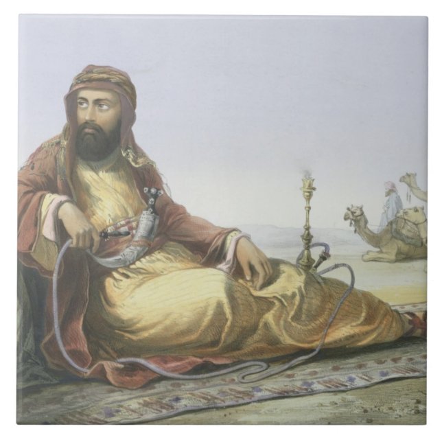 An Arab Resting in the Desert, title page from 'Th Tile (Front)