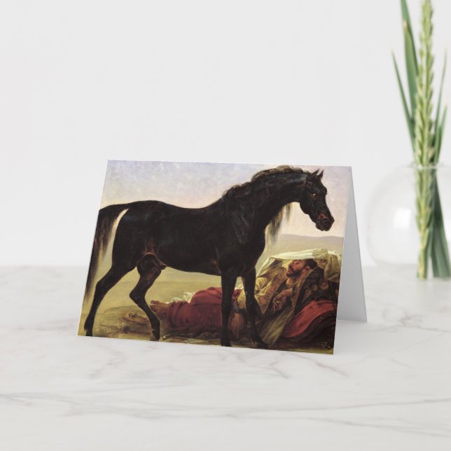 An Arabian Horse Card (Front)