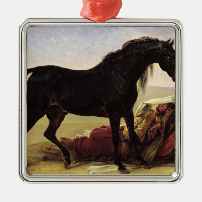 An Arabian Horse Metal Tree Decoration (Front)