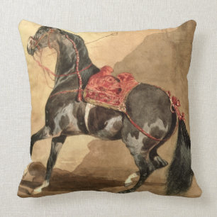 An Arabian Horse (w/c laid down on paper) Cushion