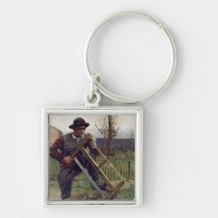 An Aragonese Woodcutter, 1876 Key Ring