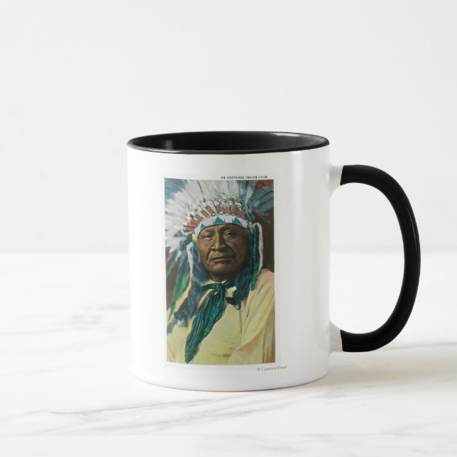 An Arapahoe Indian Chief PortraitColorado Mug (Right)